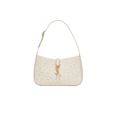 YSL LE 5 À 7 IN OSTRICH 657228L3F0W9207 (23*16*6.5cm)